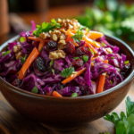 Rotkohl-Apfel-Karotten-Salat: Der knackig leckere Salat
