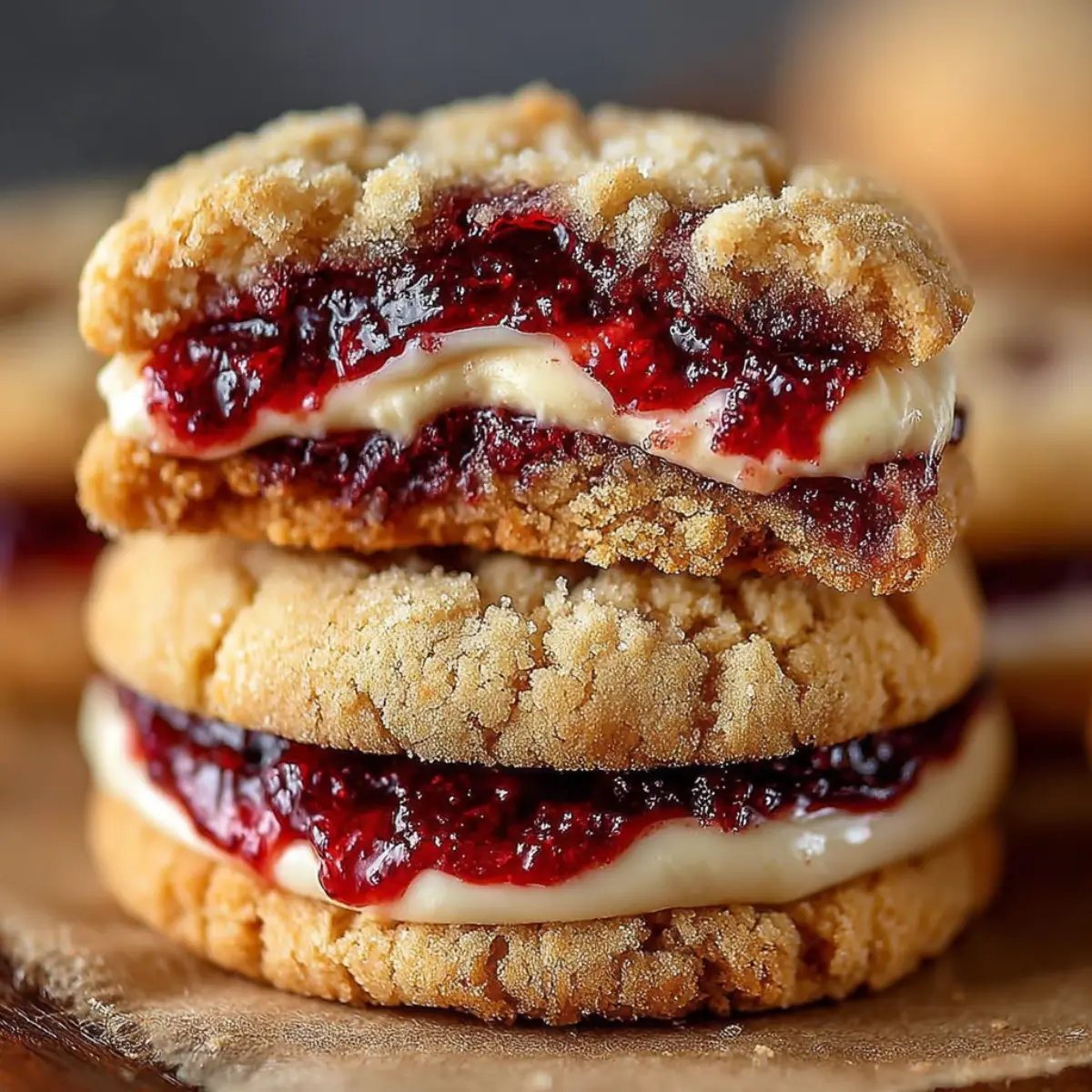 Cherry Cheesecake Stuffed Cookies – Himmlisch gefüllt & lecker