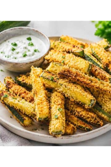 Knusprige Zucchini-Pommes – Low-Carb & Vegan