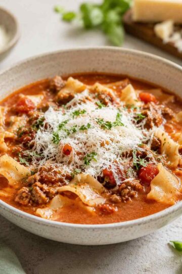 Cremige Lasagnesuppe – Einfaches und schnelles Rezept