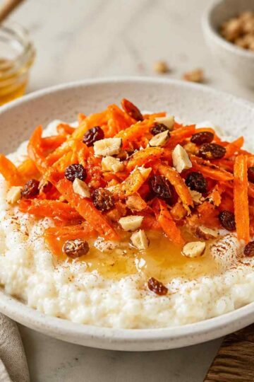 Milchreis mit Karotten-Topping – Cremiges Rezept für Frühstück oder Dessert