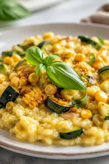 Mais-Risotto mit Zucchini – Cremiges Sommer-Rezept